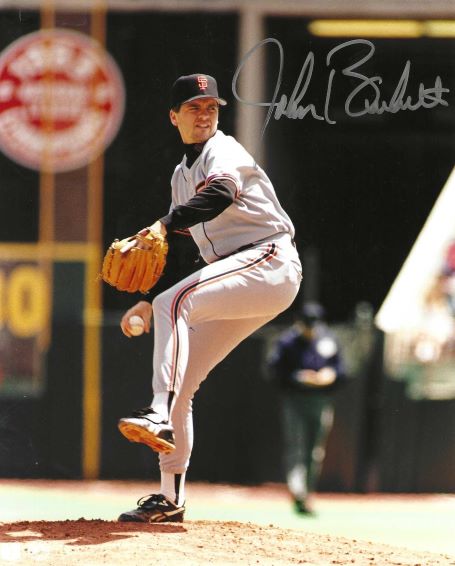 AUTOGRAPHED JOHN BURKETT 8x10 San Francisco Giants Photo