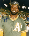AUTOGRAPHED  photo RAY BURRIS Oakland A's
