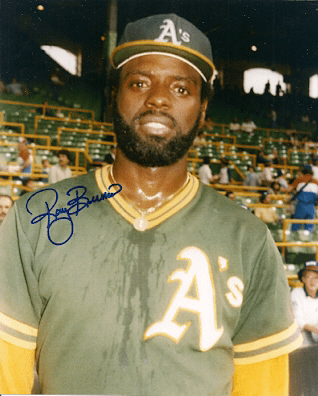 AUTOGRAPHED  photo RAY BURRIS Oakland A's