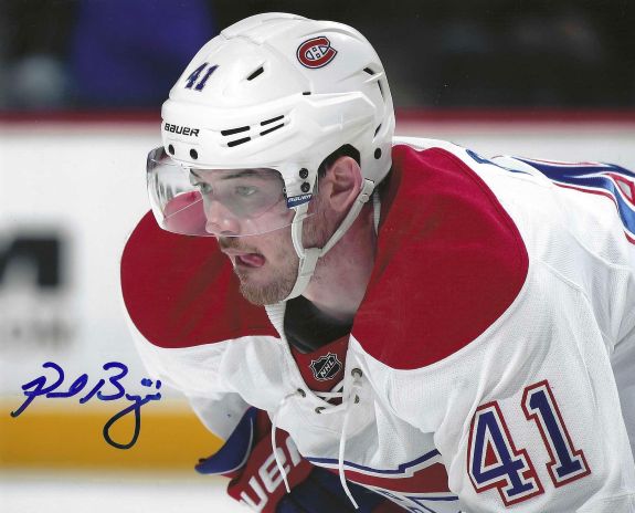 Autographed PAUL BYRON 8x10 Montreal Canadiens Photo