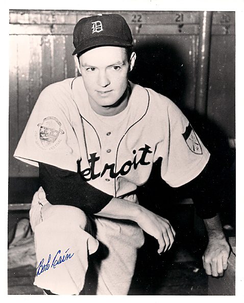 Autographed Bob Cain  8x10 Detroit Tigers Photo