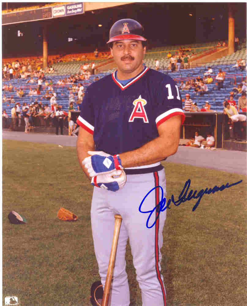 AUTOGRAPHED JOE FERGUSON 8x10 California Angels Photo