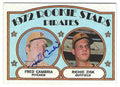 Autographed FRED CAMBRIA Pittsburgh Pirates 1972 Topps Card