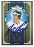 Autographed JOSE CANSECO Oakland A's 2005 Donruss Diamond King Card