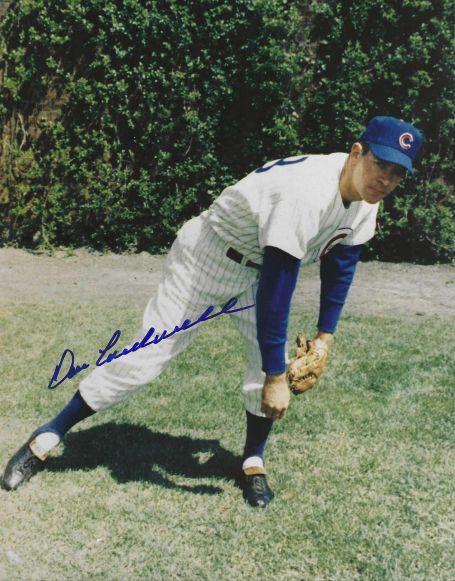 AUTOGRAPHED  DON CARDWELL 8x10 Chicago Cubs photo