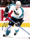 Autographed MATT CARLE San Jose Sharks photo