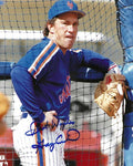 Autographed GARY CARTER New York Mets 8x10 photo