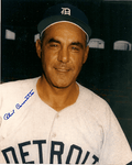 AUTOGRAPHED  photo PHIL CAVARETTA Detroit Tigers