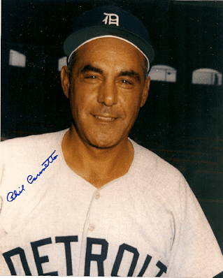 AUTOGRAPHED  photo PHIL CAVARETTA Detroit Tigers