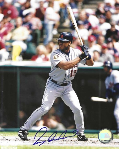 AUTOGRAPHED ROGER CEDENO 8X10 Detroit Tigers Photo