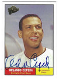 ORLANDO CEPEDA San Francisco Giants Autographed 2003 Topps Fan Favorites Card