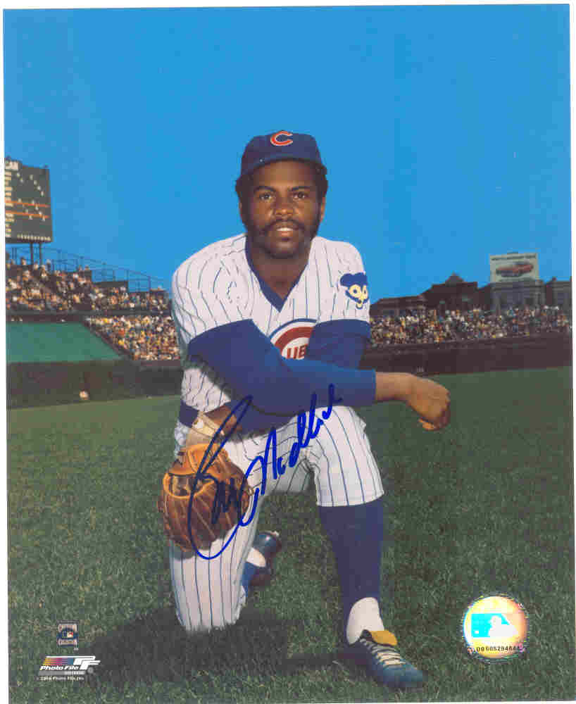 AUTOGRAPHED BILL MADLOCK 8x10 Chicago Cubs Photo