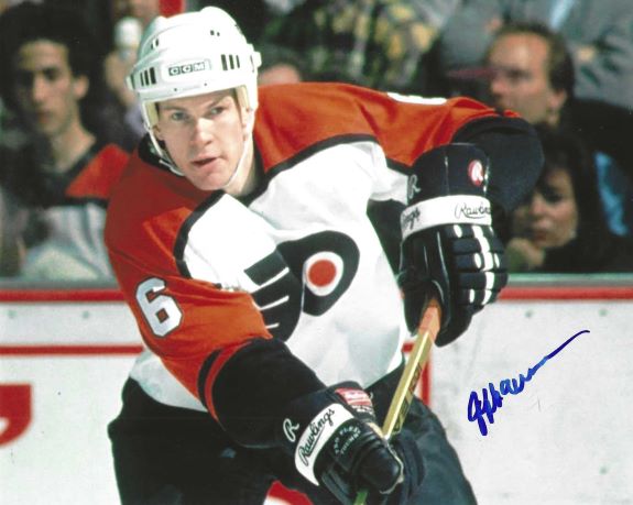 Autographed JEFF CHYCHRUN 8X10 Philadelphia Flyers Photo