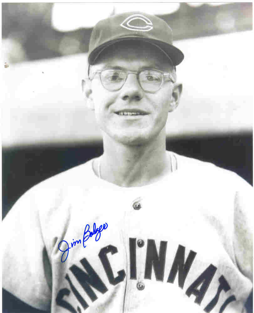 AUTOGRAPHED SIGNED photo JIM BOLGER Cincinnati Reds