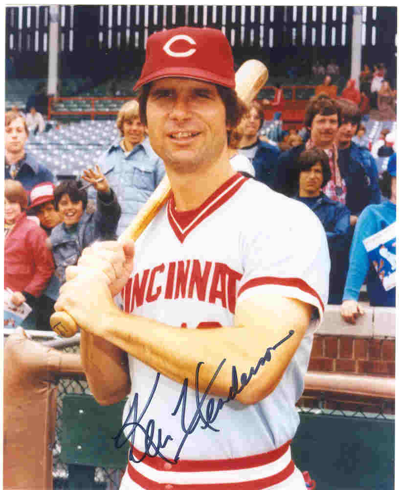 AUTOGRAPHED SIGNED photo KEN HENDERSON Cincinnati Reds