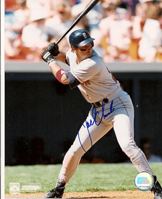 AUTOGRAPHED JACK CLARK Boston Red Sox photo