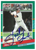 Autographed JACK CLARK San Diego Padres 1991 Donruss Card