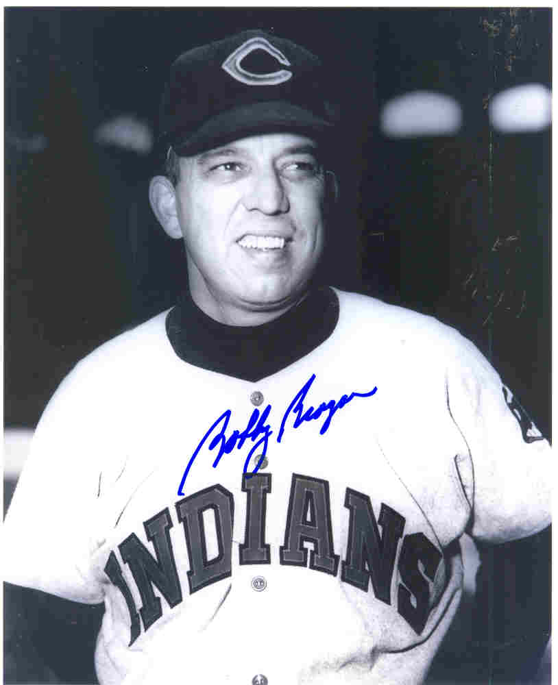 AUTOGRAPHED SIGNED photo BOBBY BRAGAN Cleveland Indians