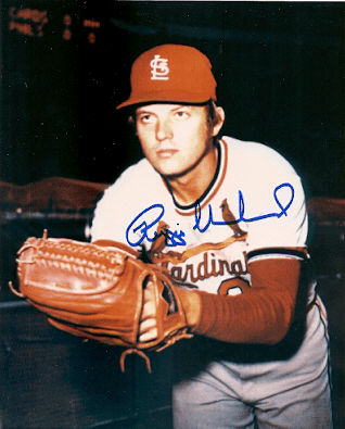 AUTOGRAPHED REGGIE CLEVELAND 8x10 St. Louis Cardinals photo