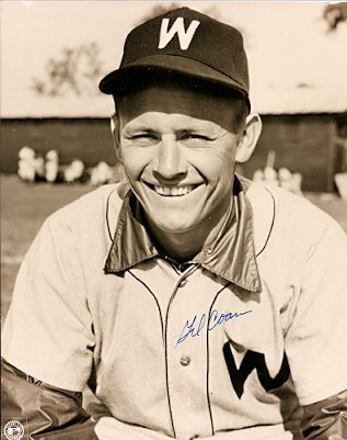 AUTOGRAPHED photo GIL COAN Washington Senators