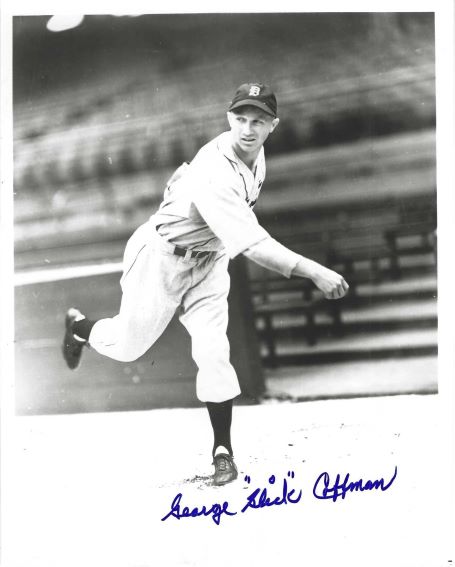 AUTOGRAPHED GEORGE "SLICK" COFFMAN 8X10 Detroit Tigers Photo