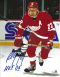 Autographed Paul Coffey ''HOF 04' 8x10 Detroit Red Wings Photo JSA