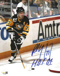 Autographed  PAUL COFFEY "HOF 04" 8X10 Pittsburgh Penguins Photo JSA