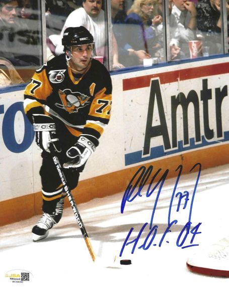 Autographed  PAUL COFFEY "HOF 04" 8X10 Pittsburgh Penguins Photo JSA