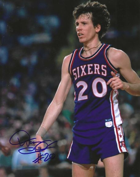 AUTOGRAPHED DOUG COLLINS 8X10 Philadelphia 76ers photo