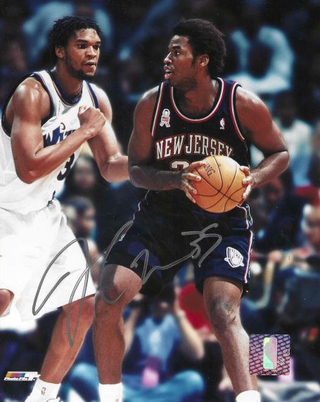 Autographed Jason Collins New Jersey Nets Basketball 8x10 photo