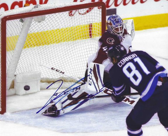Autographed KYLE CONNOR 8X10 Winnipeg Jets Photo