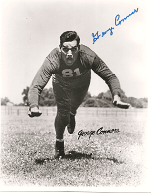 Autographed GEORGE CONNOR Photo - Chicago Bears