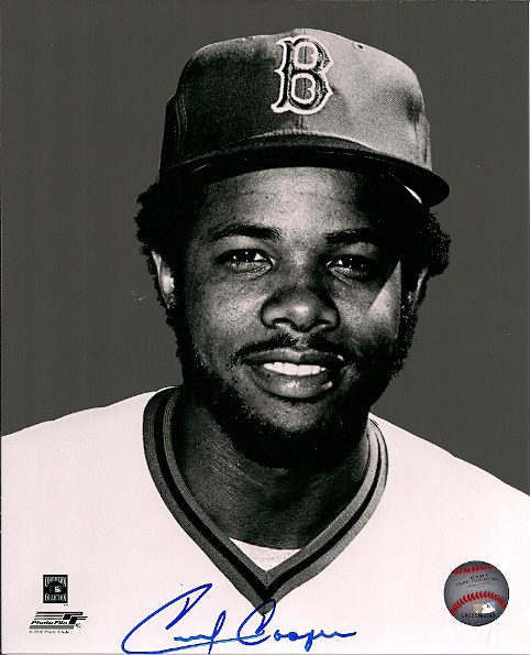 AUTOGRAPHED  Cecil Cooper 8X10  Boston Red Sox photo