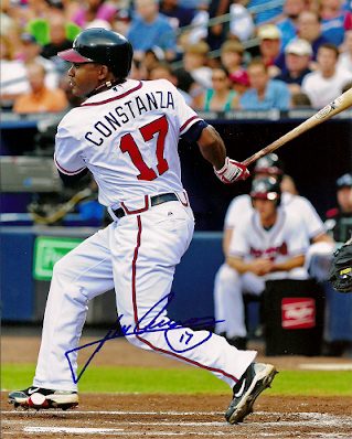 AUTOGRAPHED JOSE CONSTANZA Atlanta Braves photo