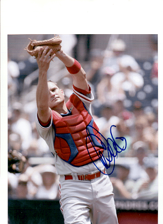 AUTOGRAPHED CHRIS COSTE 8x10 Philadelphia Phillies photo