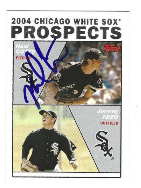 Autographed NEAL COTTS Chicago White Sox 2004 Topps Card