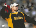Autographed BILL COWHER "HOF 20" 8X10 Pittsburgh Steelers Photo JSA COA