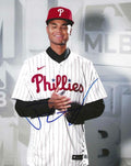 AUTOGRAPHED JUSTIN CRAWFORD 8X10 Philadelphia Phillies Photo