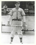 AUTOGRAPHED TONY CRISCOLA 8X10 St. Louis Browns Photo