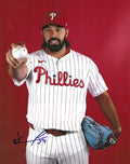 AUTOGRAPHED NABIL CRISMATT 8x10 Philadelphia Phillies Photo