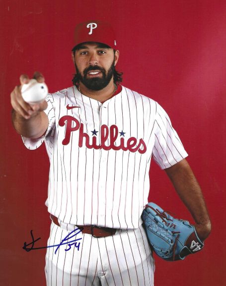AUTOGRAPHED NABIL CRISMATT 8x10 Philadelphia Phillies Photo
