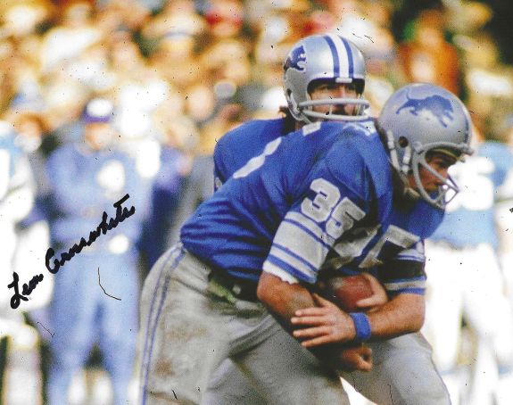 Autographed LEON CROSSWHITE" 8X10 Detroit Lions Photo