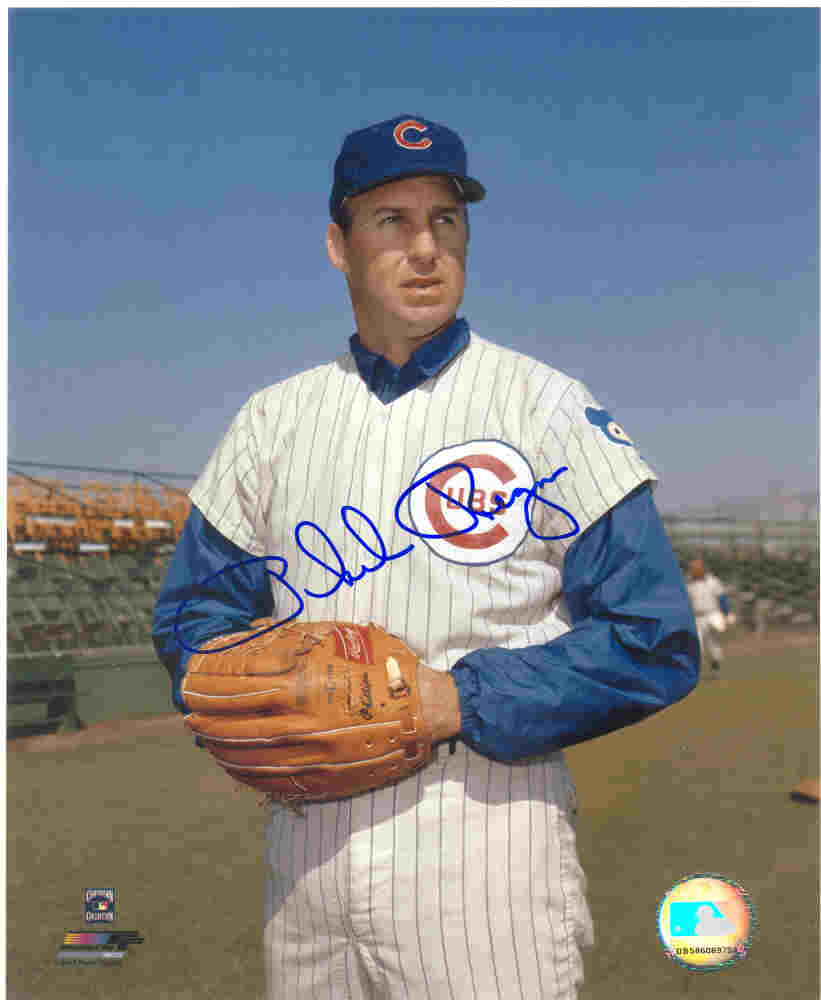 AUTOGRAPHED PHIL REGAN 8x10 Chicago Cubs Photo