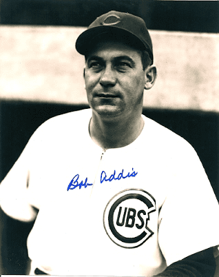 AUTOGRAPHED  BOB ADDIS- Chicago Cubs photo