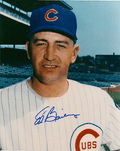AUTOGRAPHED ED BAILEY 8x10 Chicago Cubs photo