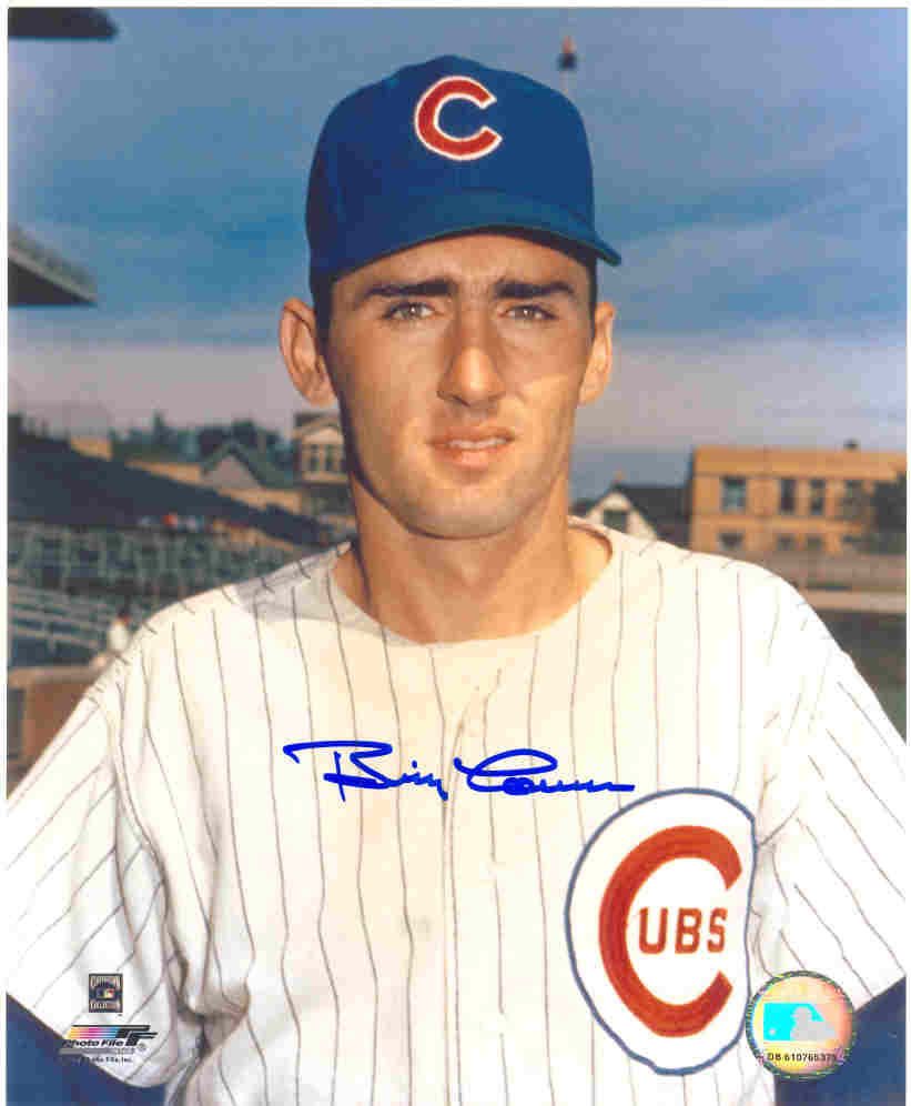 AUTOGRAPHED BILLY COWAN 8X10 Chicago Cubs Photo