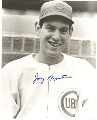 AUTOGRAPHED  JOHNNY KLIPPSTEIN - Chicago Cubs photo
