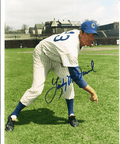 AUTOGRAPHED  LINDY MCDANIEL 8x10 Chicago Cubs photo