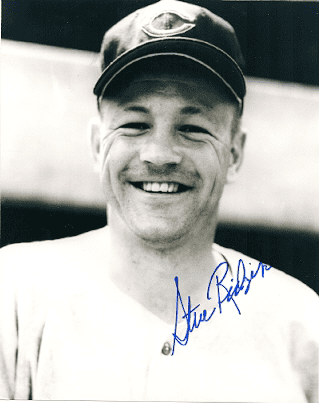 AUTOGRAPHED  STEVE RIDZIK - Chicago Cubs photo