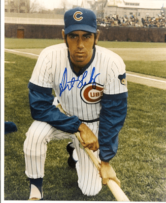 AUTOGRAPHED  ART SHAMSKY 8x10 Chicago Cubs photo